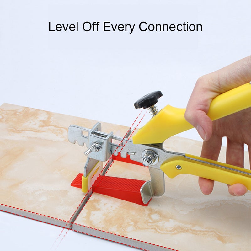 100-Piece Tile Levelling Device Set Multicolour 13 x 5 x 10cm  - Image 4