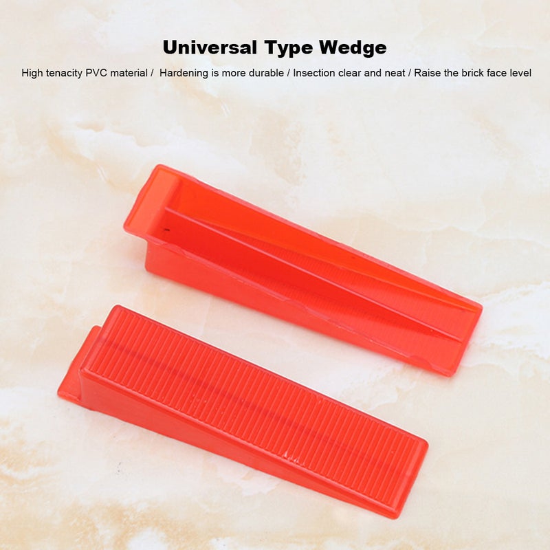 100-Piece Tile Levelling Device Set Multicolour 13 x 5 x 10cm  - Image 5