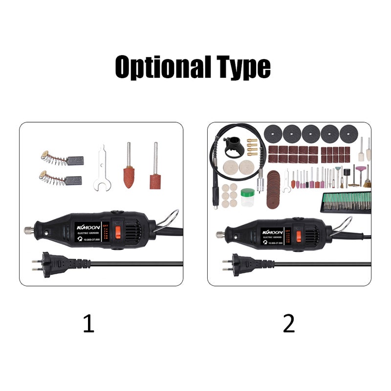 Electric Rotary Grinding Kit Multicolour 17 x 8 x 9cm  - Image 4