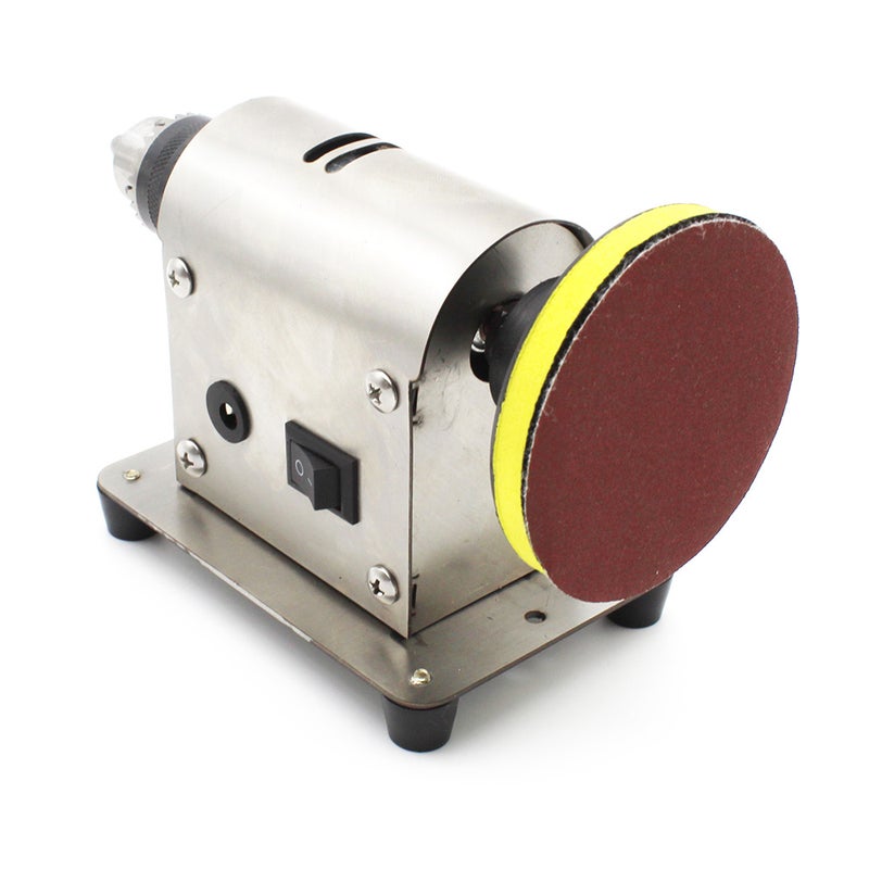 Generic Multifunction Jewelry Rock Polishing Buffer Machine Silver/Black 26 x 15 x 18cm  - Image 5