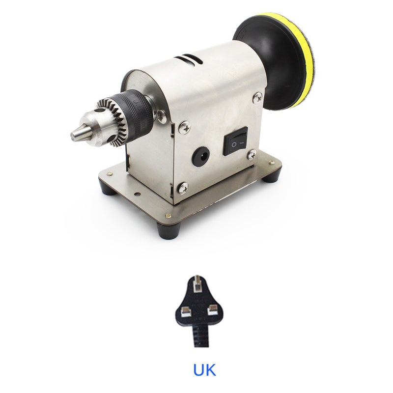 Generic Multifunction Jewelry Rock Polishing Buffer Machine Silver/Black 26 x 15 x 18cm  - Image 2