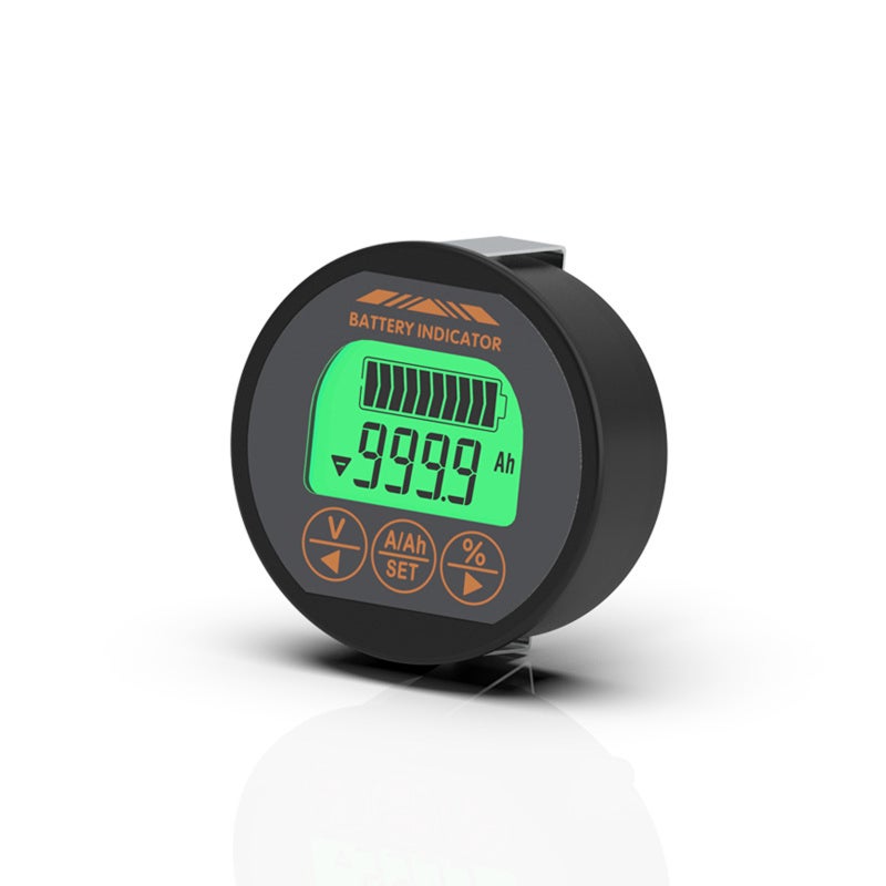 TR16 8-120V Waterproof  LCD Display Battery Capacity Tester Black 10 x 5 x 10cm  - Image 1