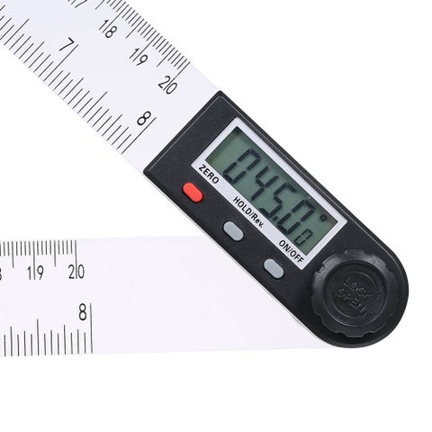 Multifunctional Digital Display Angle Ruler Black/Silver 32.50 x 4 x 8.50cm