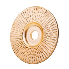 Generic Wood Angle Grinding Wheel Gold 15 x 4 x 14cm  - Image 1