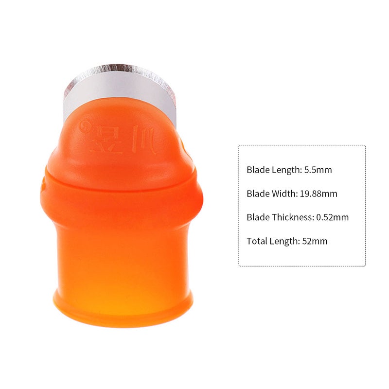 Generic Silicone Thumb Knife For Garden Harvesting Orange 5 x 2 x 2cm  - Image 5
