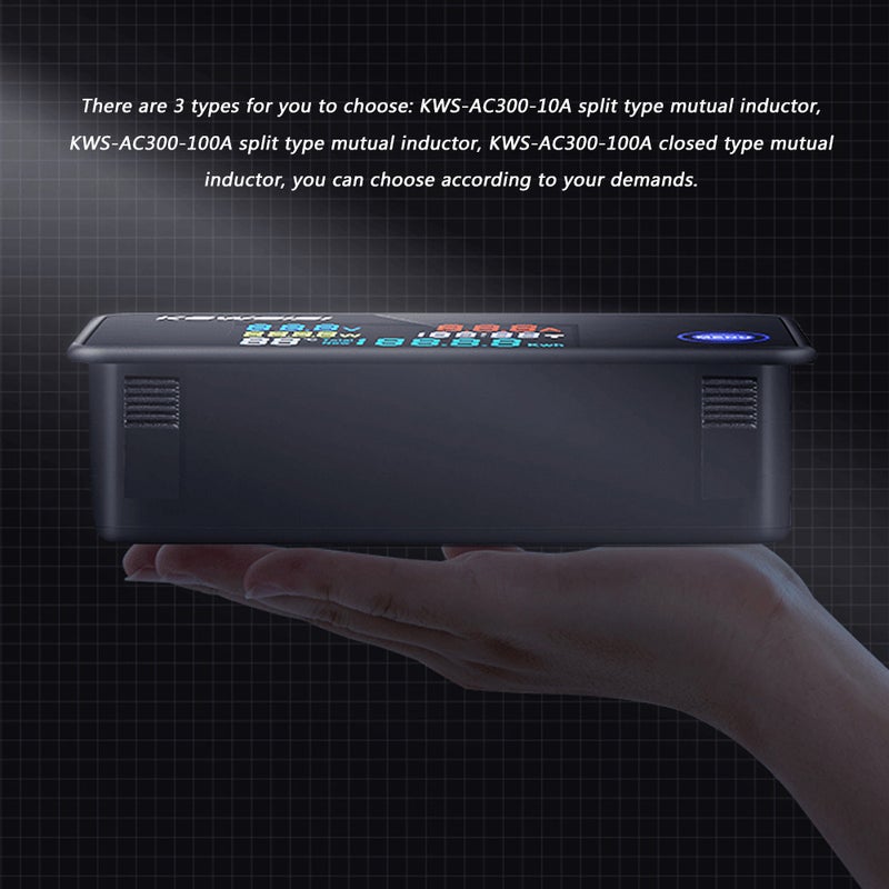 AC50-300V Digital Voltmeter For Temperature/Humidity Measurement Black 9 x 5 x 6cm - Image 5