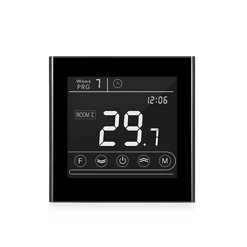 Smart Wi-Fi LED Display Programmable Electric Heating Thermostat Black 10.70 x 5.70 x 9.70cm - Image 1