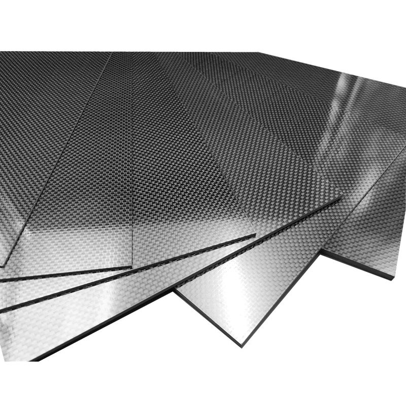 لوح من ألياف الكربون أسود 30 x 1 x 20سم  - Image 3