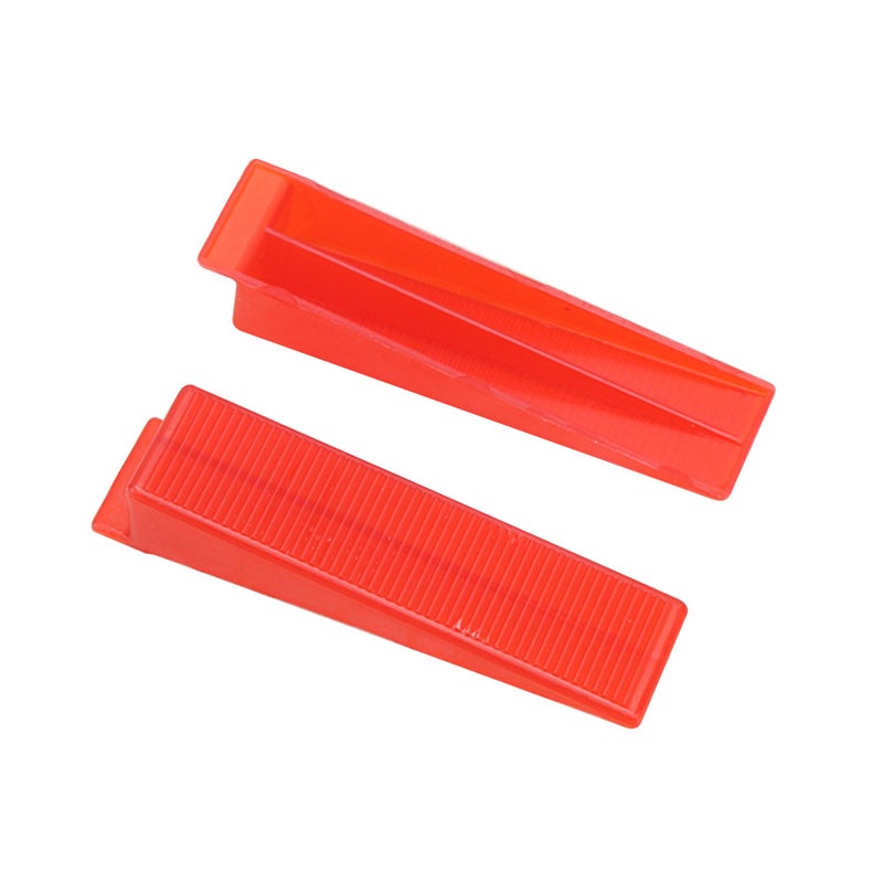 100-Piece Tile Levelling Device Set Red 13 x 5 x 10cm  - Image 1