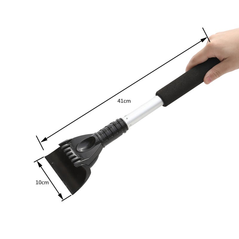 Vehicle-Mounted Retractable Snow Shovel Black 27 x 8 x 10cm  - Image 2