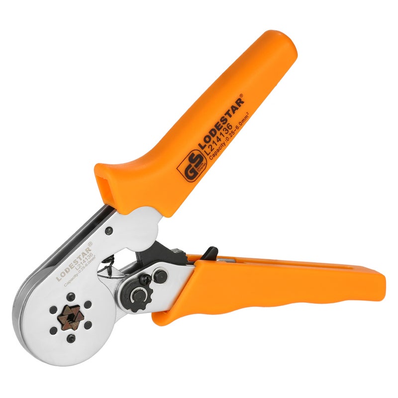 Generic Professional Wire Press Pliers Crimping Tool Orange/Silver 25 x 2.40 x 10.20cm  - Image 5