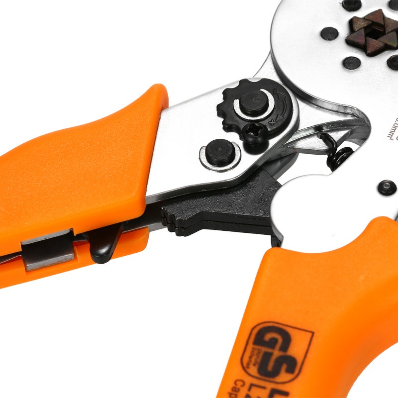 Generic Professional Wire Press Pliers Crimping Tool Orange/Silver 25 x 2.40 x 10.20cm  - Image 3