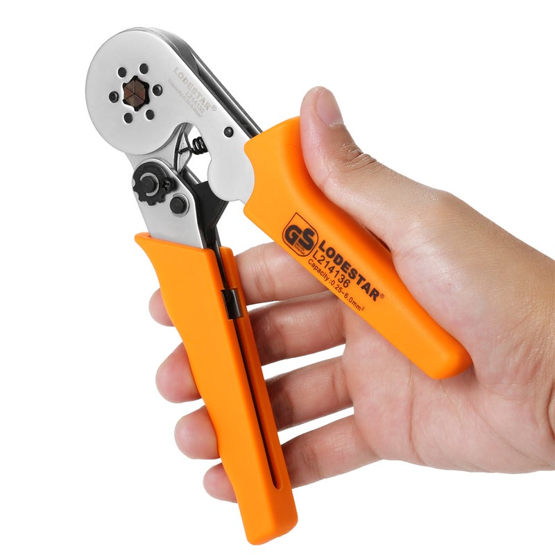 Generic Professional Wire Press Pliers Crimping Tool Orange/Silver 25 x 2.40 x 10.20cm  - Image 4