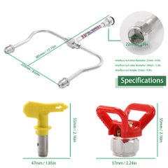 Generic Professional Airless Spray Machine Accessories Multicolour 37.50 x 5.50 x 28cm  - Image 2
