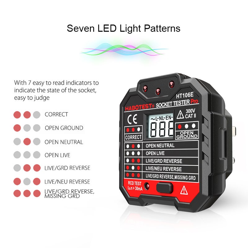 Generic LCD Digital Voltage Diode Current Meter Black 7.50 x 7.30 x 7.40cm  - Image 2