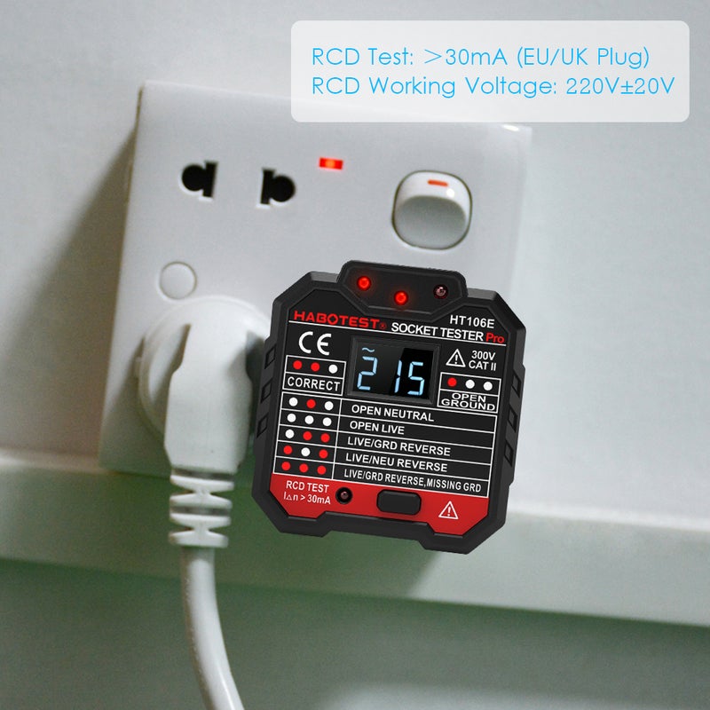Generic LCD Digital Voltage Diode Current Meter Black 7.50 x 7.30 x 7.40cm  - Image 4
