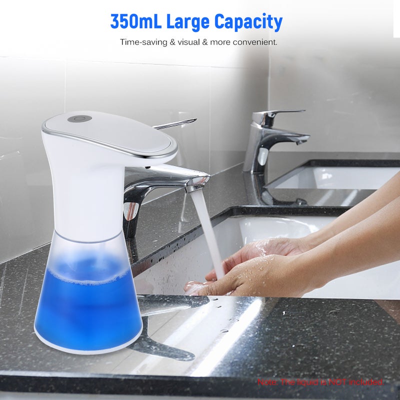 Automatic Induction Foam Hand Sanitizer Dispenser White 21 x 10 x 13cm