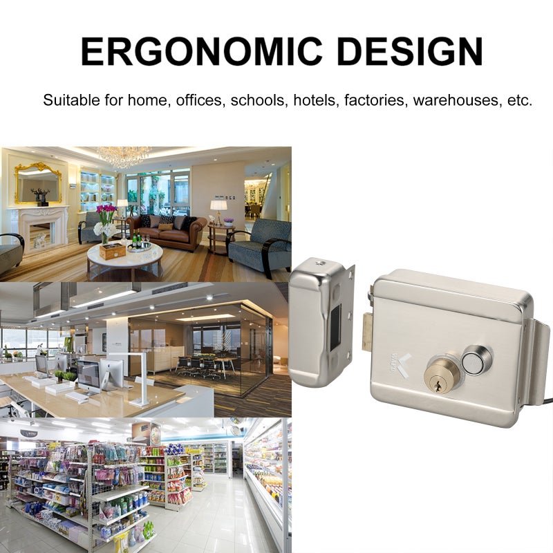 WAFU Smart Electric Door Lock Silver 18 x 11 x 8cm - Image 4