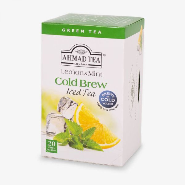 Ahmad Tea - Cold and Brew Iced Green Tea Lemon and Mint - Image 1