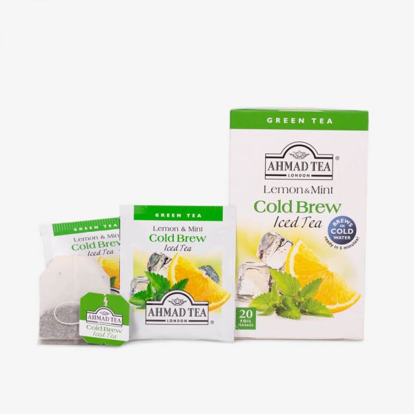 Ahmad Tea - Cold and Brew Iced Green Tea Lemon and Mint - Image 1
