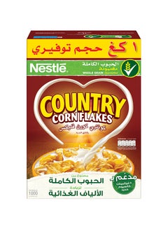 كونتري رقائق كورن فليكس، عبوة اقتصادية 1كيلوجرام  - Image 1