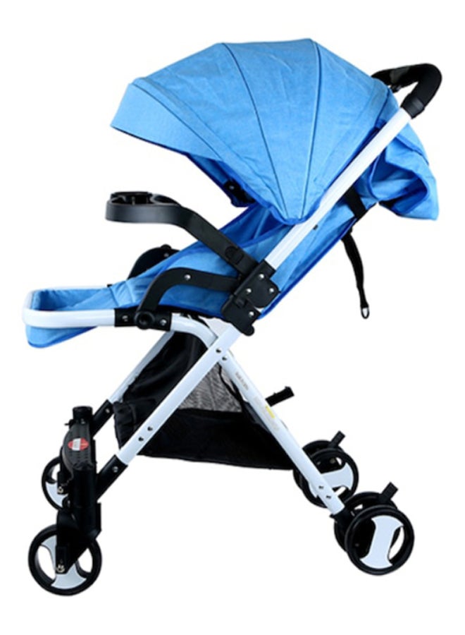 BABY PLUS - Baby Stroller - Blue/Black - Image 1