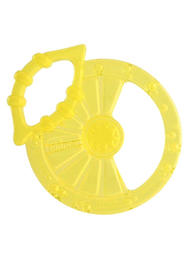 Chicco 2 Pieces Orthodontic Teething Ring Grape & Lemon Soft Relax Assorted, Blue/Yellow - CH02578 - Image 2