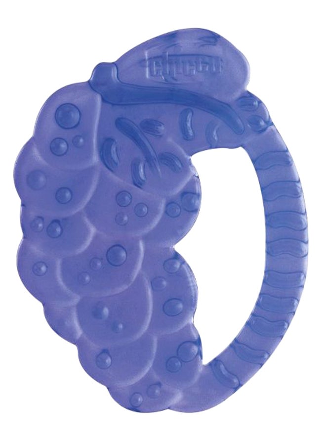 Chicco 2 Pieces Orthodontic Teething Ring Grape & Lemon Soft Relax Assorted, Blue/Yellow - CH02578 - Image 3