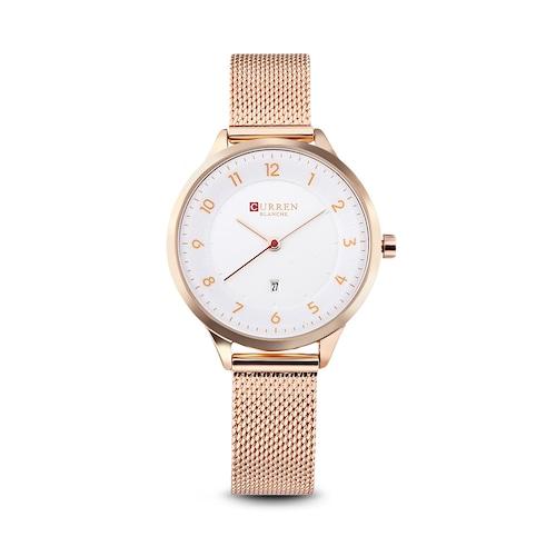 CURREN - women Aluminum Analog Watch 2619405 - 28 mm - Rose Gold - Image 1