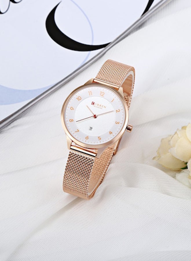 CURREN - women Aluminum Analog Watch 2619405 - 28 mm - Rose Gold - Image 1