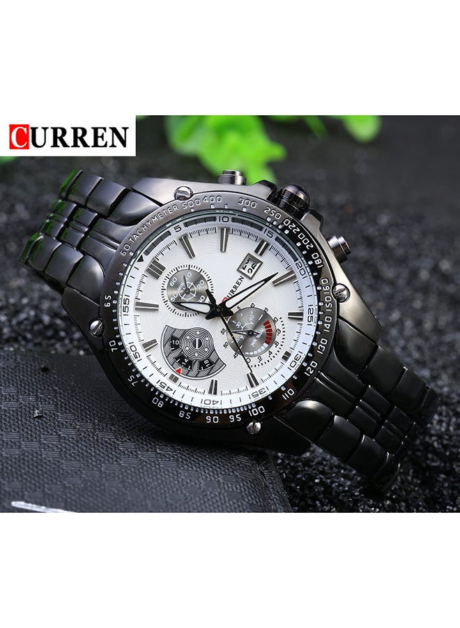 CURREN Men's Stainless Steel Analog Watch WT-CU-8083-W#D1 - Image 5