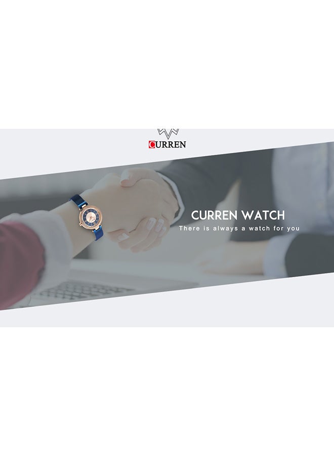 CURREN - women Water Resistant Analog Watch WT-CU-9011-SLD2 - 26 mm - Silver - Image 1