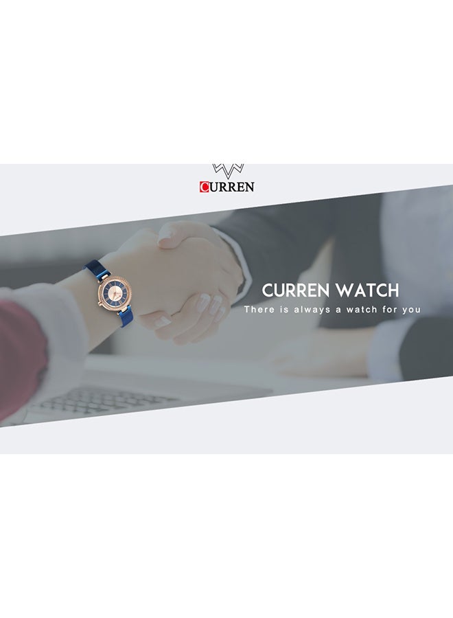CURREN - women Stainless Steel Analog Watch WT-CU-9011-RGO#D2 - 26 mm - Rose Gold - Image 1