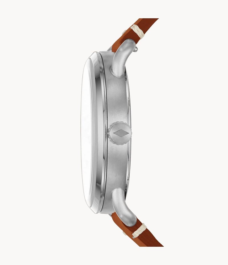 FOSSIL men Leather Analog Watch FS5325 - 42 mm - Brown  - Image 3