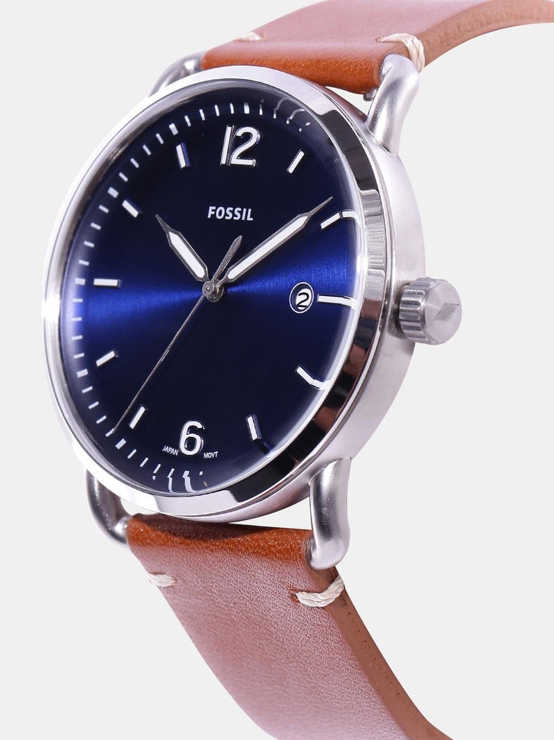 FOSSIL men Leather Analog Watch FS5325 - 42 mm - Brown  - Image 4