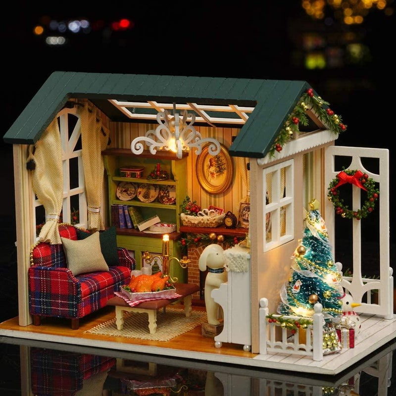 Beauenty 3D Wooden House Room Craft With Furniture Led Lights - Image 2