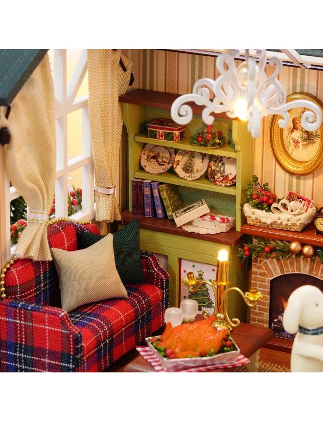 Beauenty 3D Wooden House Room Craft With Furniture Led Lights - Image 4