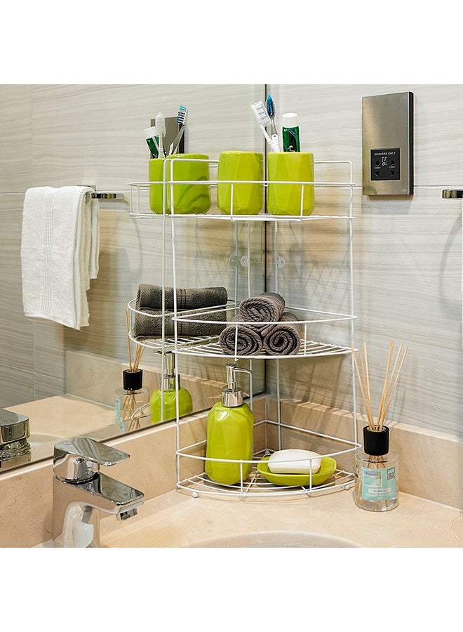 هوم بوكس رفّ استحمام 3 طوابق من دان فضي Standard - Image 2