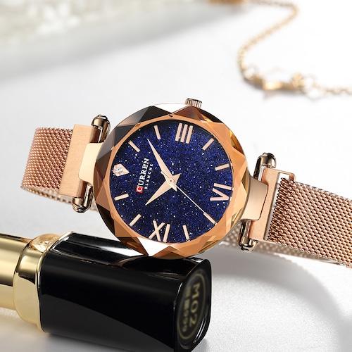 CURREN - Women's Metal Analog Wrist Watch 9063 - 33 mm - Gold - Image 1