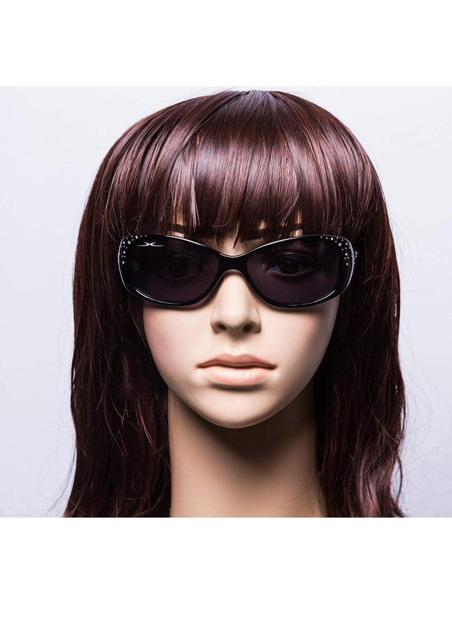 شاربدو نظارة شمسيّة مستطيلة الشكل بعدسات واقية من الأشعة فوق البنفسجية للنساء - Image 3
