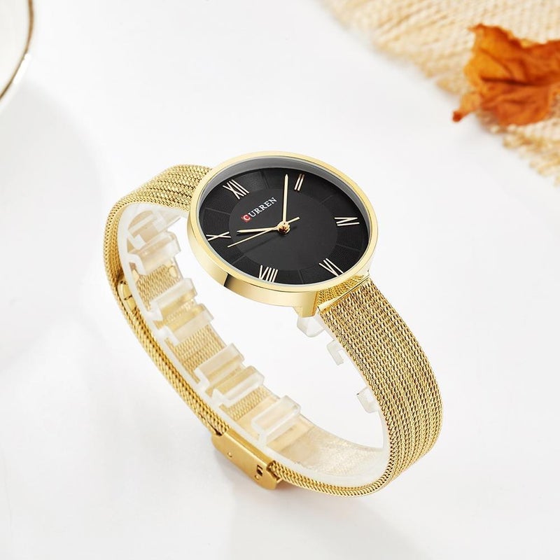 CURREN - women Water Resistant Analog Watch Cu9020G - Image 1