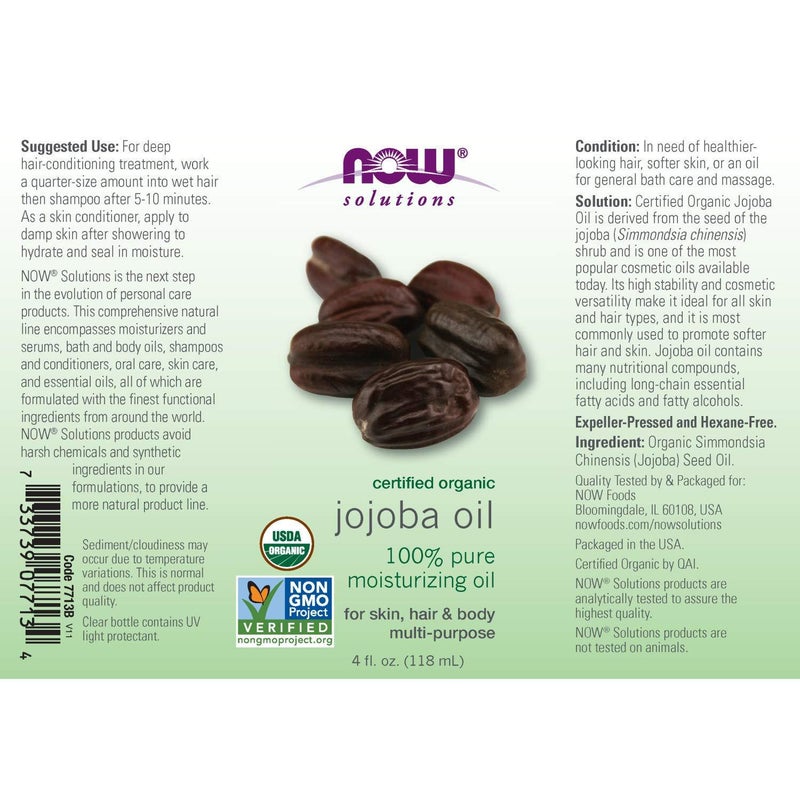 Now Foods Multi-Purpose Castor Moisturizing Oil 118ml  - Image 3