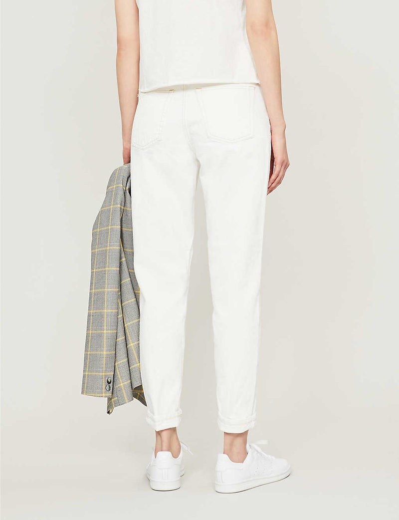 TOPSHOP - Moto Mom Jeans White - Image 1