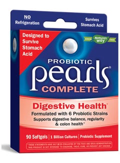 Nature's Way Probiotic Pearls Complete Digestive Health - 90 Softgels  - Image 2