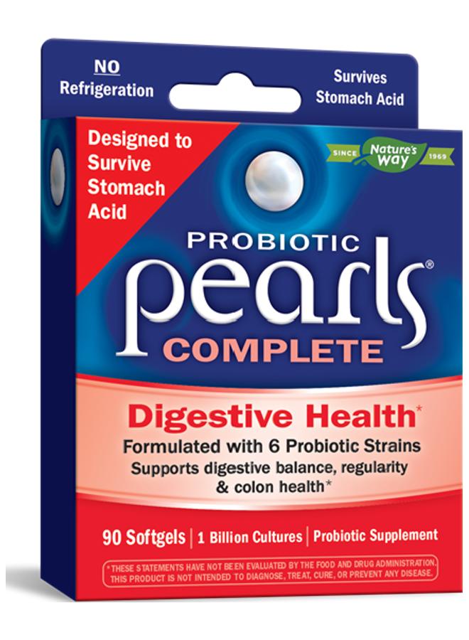 Nature's Way - Probiotic Pearls Complete Digestive Health - 90 Softgels - Image 1