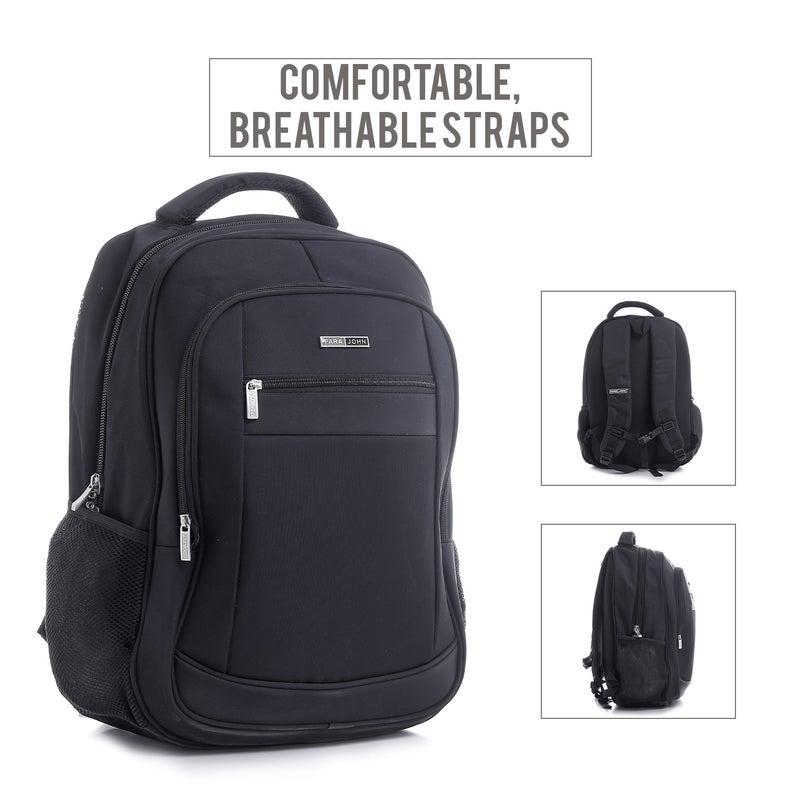 PARAJOHN Travel Laptop Backpack 21 Inch Black - Image 3