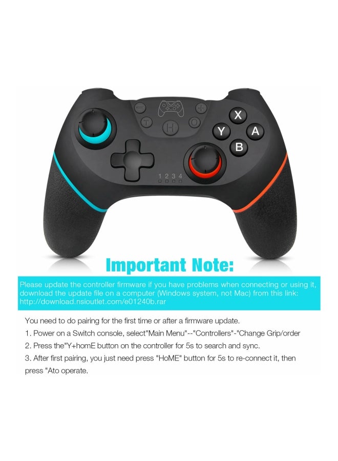 Generic 1/2 Pcs Wireless Pro Controller Gamepad Joypad Remote for Nintend Switch Console Package:1pc  - Image 2