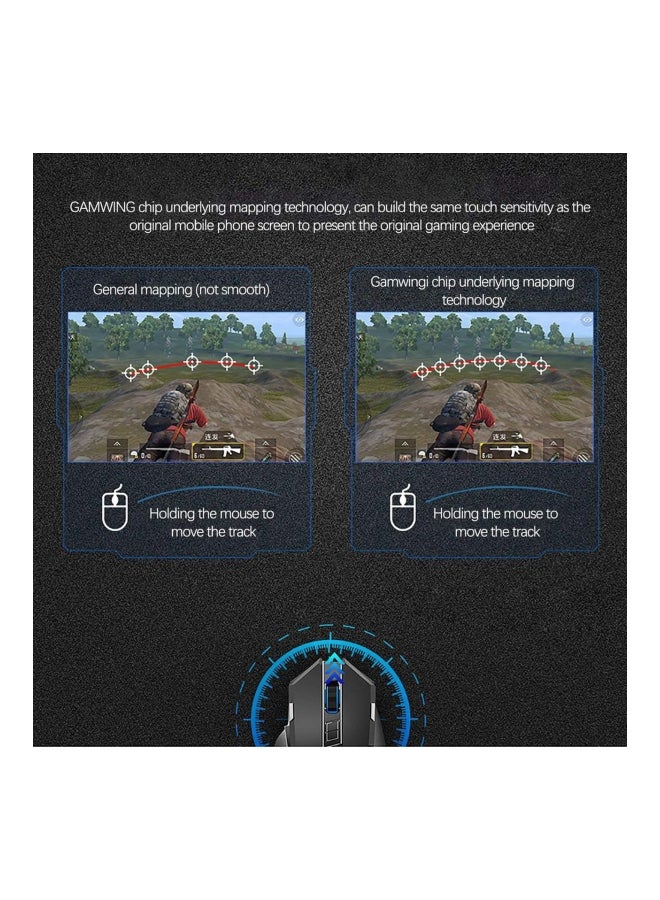 وحدة تحكم لعبة الهاتف المحمول PUBG - محول سلكي للماوس ولوحة المفاتيح - Image 5