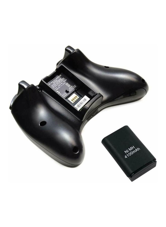 Black 2 in 1 Black Battery Pack Charging Cable USB Set for XBOX 360 Wireless Controller - Image 5