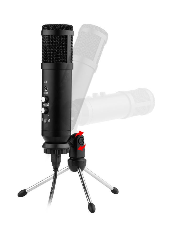 Studio Recording USB Condenser Microphone Black - Image 2